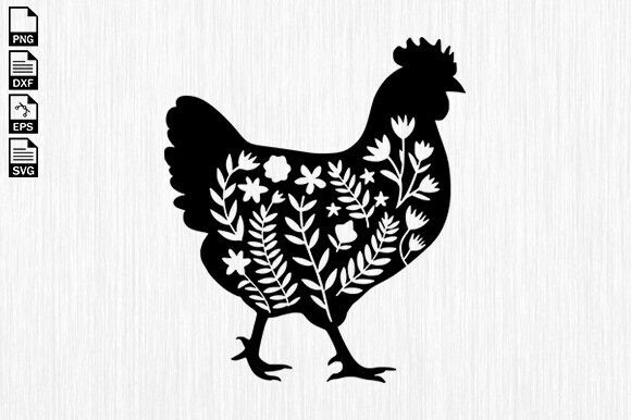 Chicken Floral Svg Review