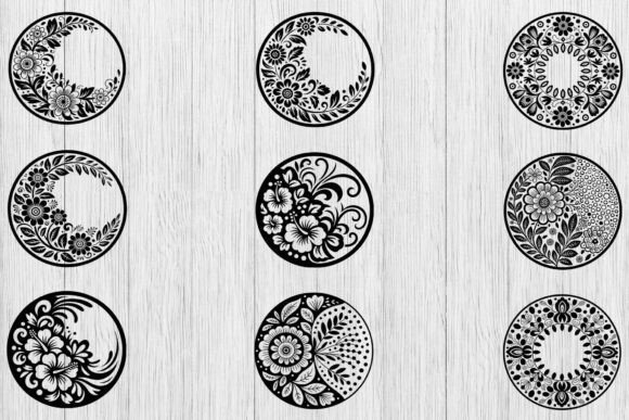 Floral Circle Svg Bundle Review