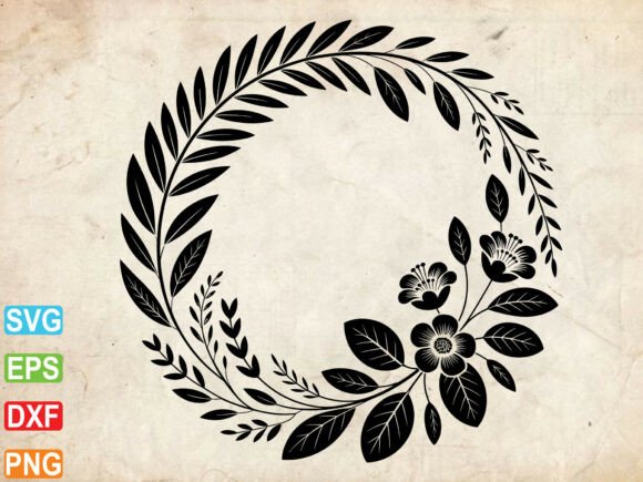 Floral Circle Svg, Floral Lover Shirt