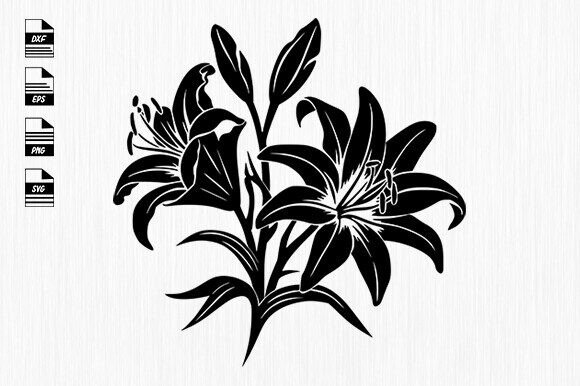 Lily Flower Svg, Floral Svg Review