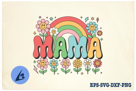 Mother's Day Mama Floral SVG