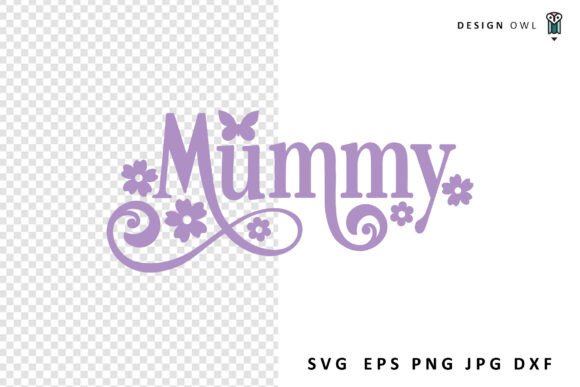 Mummy - Floral SVG