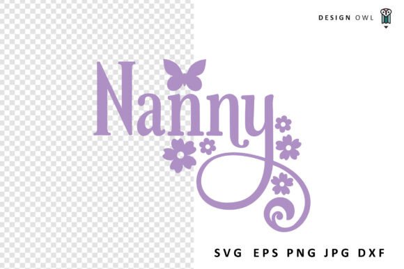 Nanny - Floral SVG File