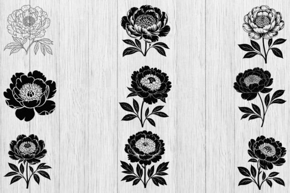 Peony Floral SVG Bundle Review